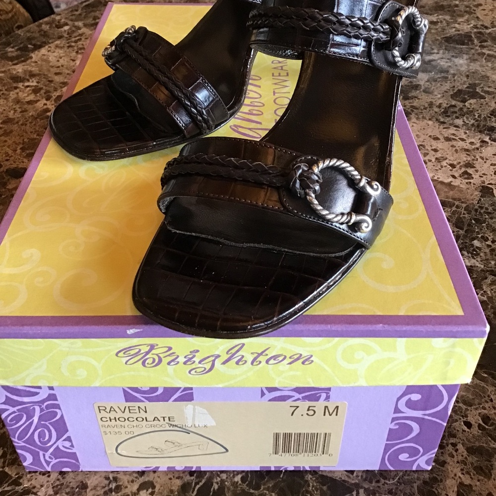 Brighton Raven leather sandals - Picture 2 of 8